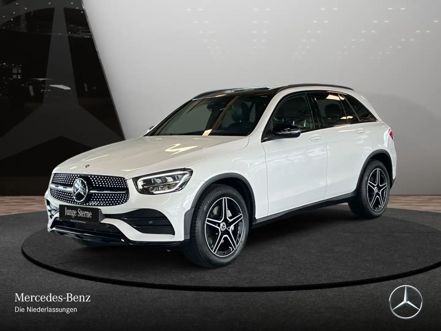 Mercedes-Benz GLC 400 d 4M AMG+NIGHT+PANO+AHK+LED+FAHRASS+KAMERA Blanc - 2