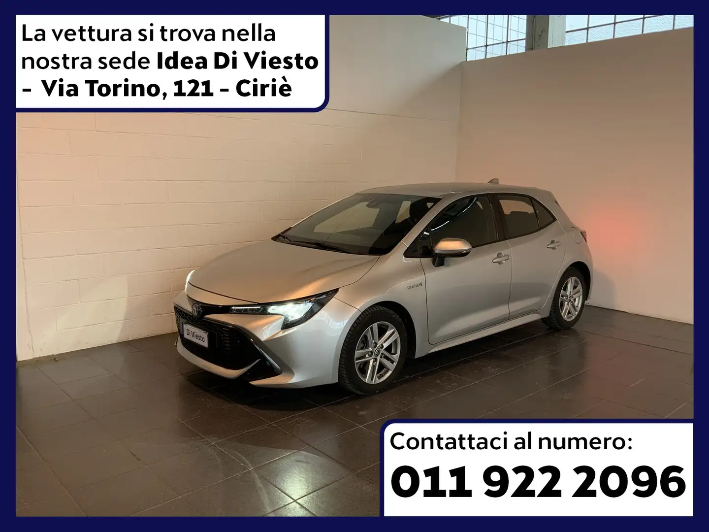 Toyota Corolla 1.8 hybrid business cvt Argento - 1