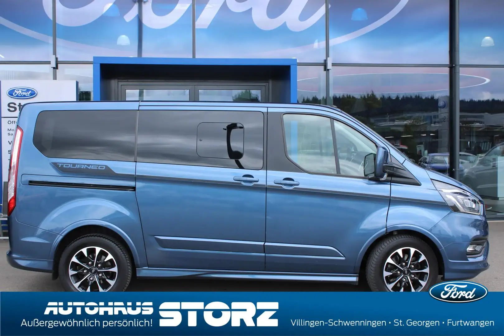 Ford Transit Tourneo Custom  310 L1 Sport SICHT PAKET|STYLIG-PA Bleu - 2