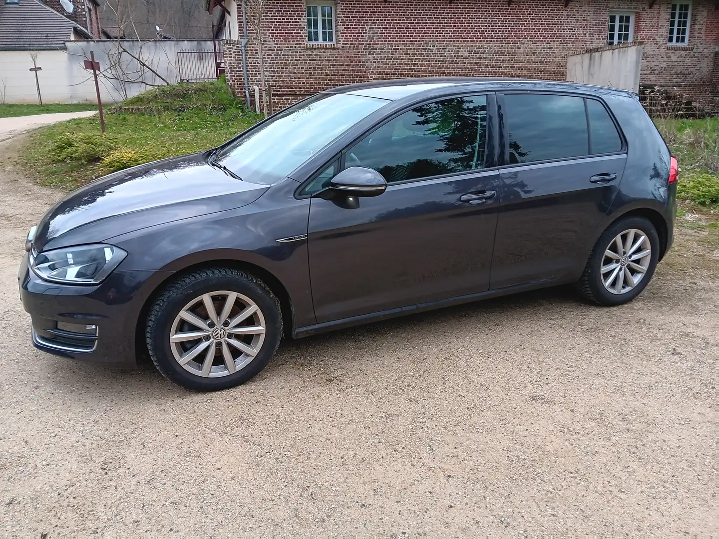 Volkswagen Golf Golf 1.4 TSI 125 BlueMotion Technology Lounge Gris - 1