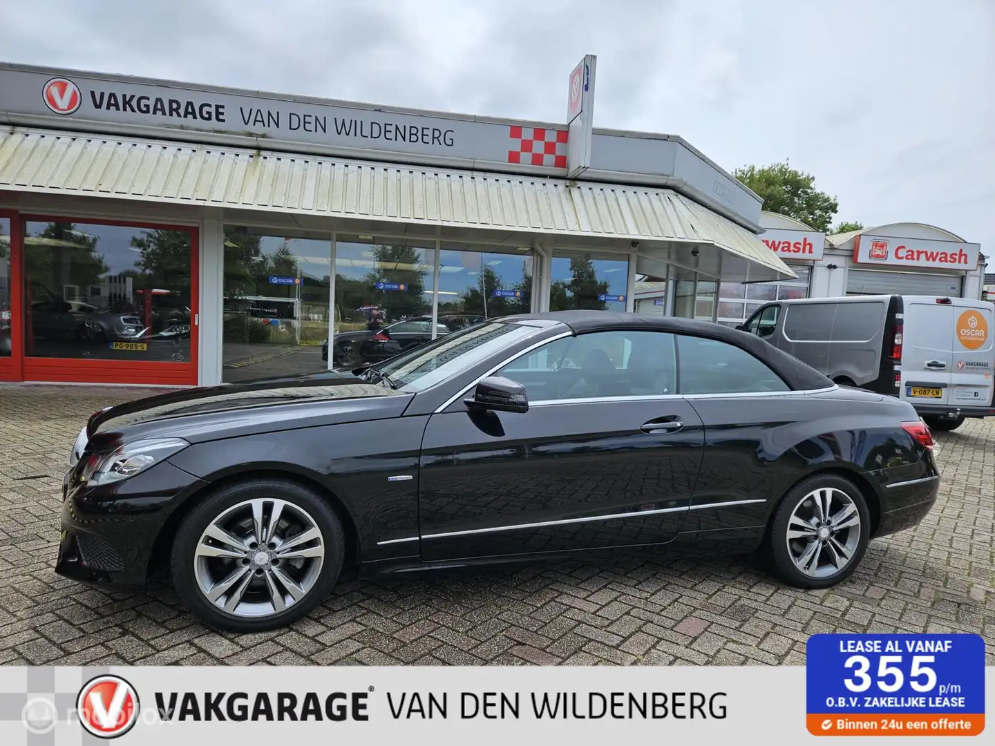 Mercedes-Benz E 200 Cabrio Ambition Zwart - 1