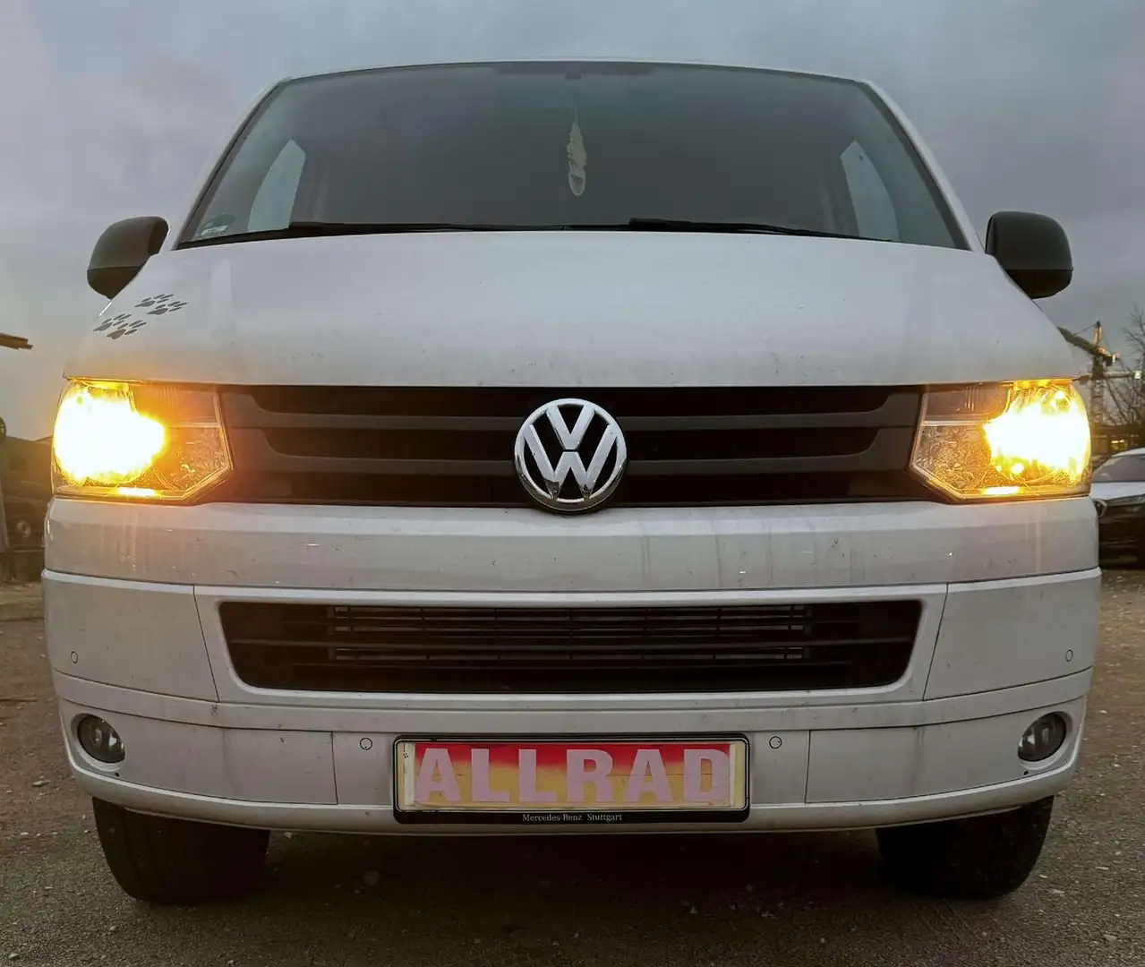 Volkswagen T5 Transporter /4Motion/9-Sitzer/Webasto/PDC/ALU Weiß - 2