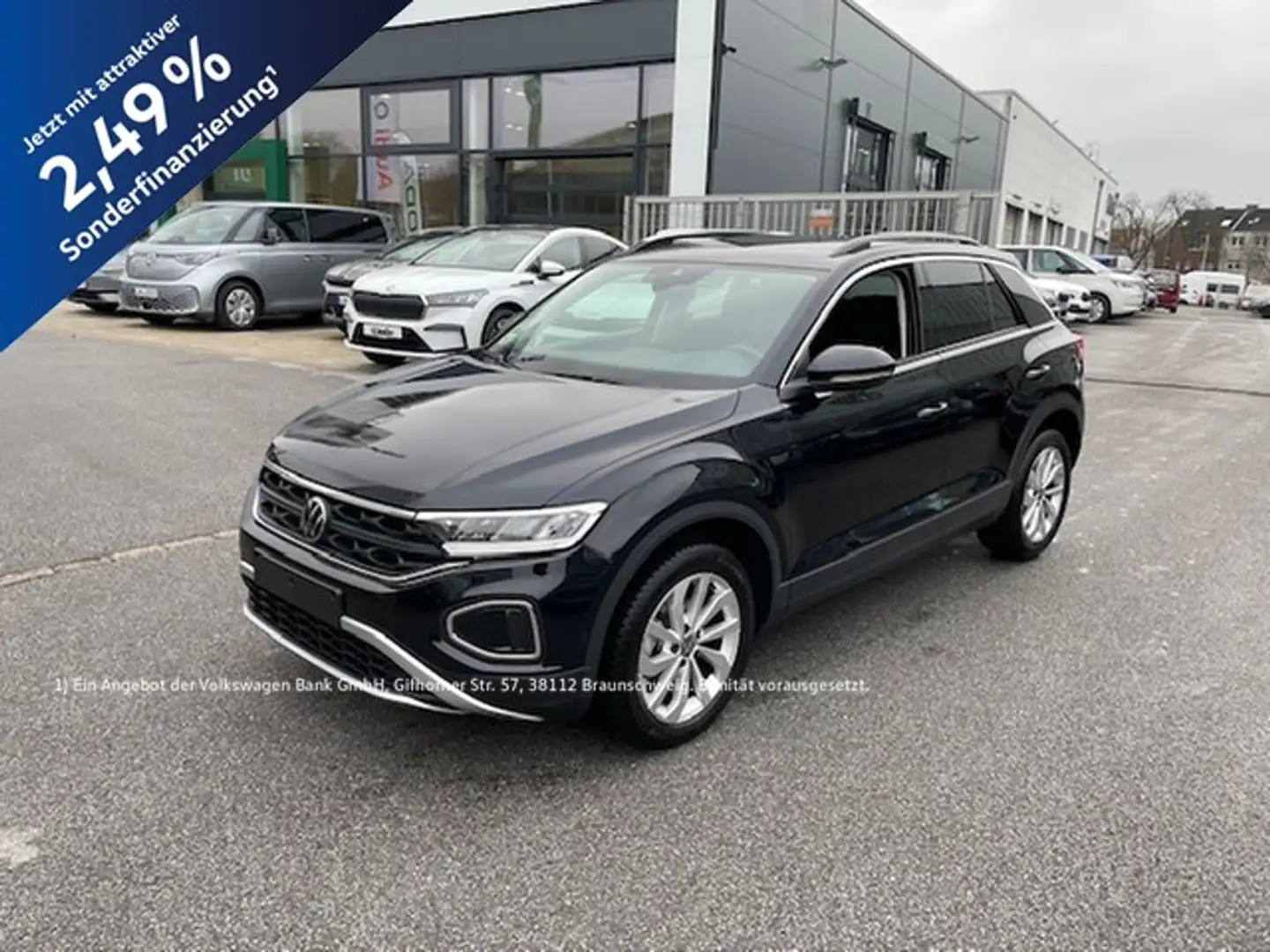 Volkswagen T-Roc 1.5TSi Life AHK R-Kamera ACC Navi 17Zoll LED Schwarz - 1
