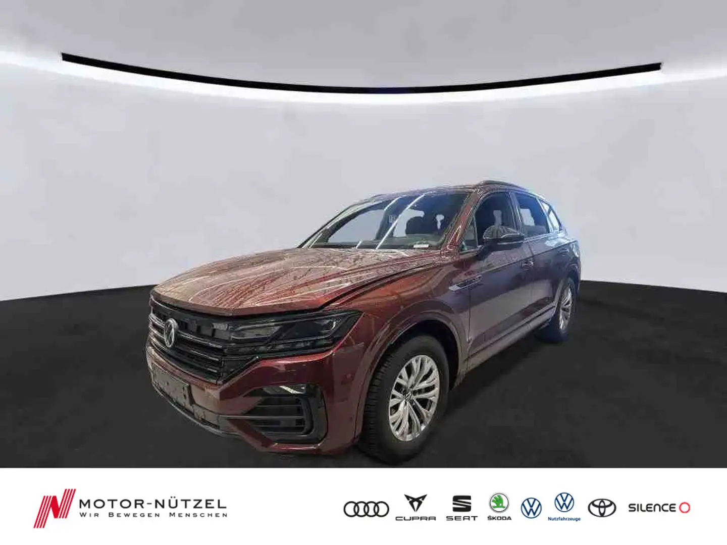 Volkswagen Touareg 3.0 TDI 4M R-LINE MATRIX+AIR+NAVI+AHK Rot - 1