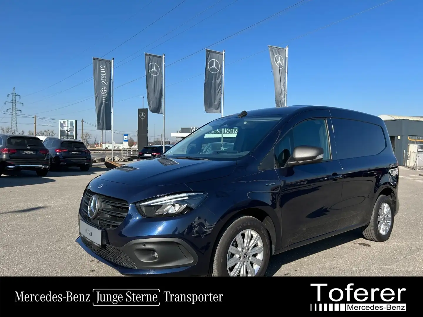 Mercedes-Benz eCitan e Kasten PRO Standard AHK Navi MBUX RKa LED Blau - 1