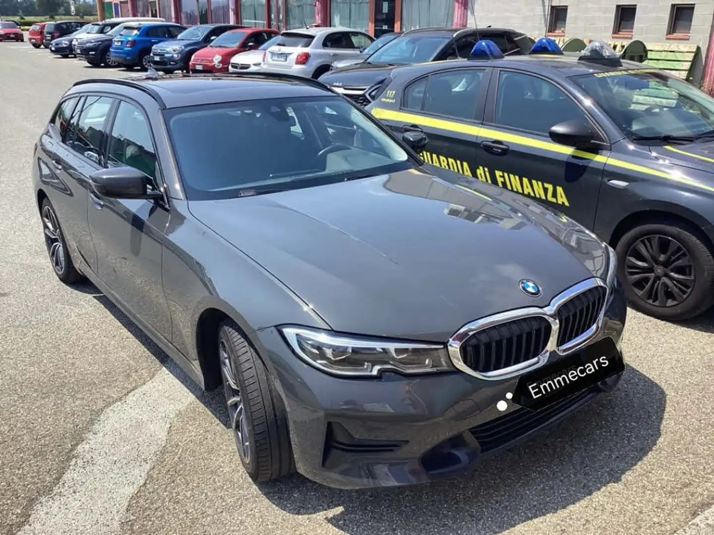 BMW 330 Serie 3 G21  330d Touring  48V xdrive Sport auto Grigio - 1