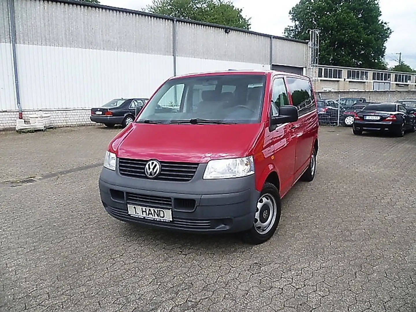 Volkswagen T5 Kombi Kombi Volksbus 5-Sitzer Klima 1.Hand Rot - 1