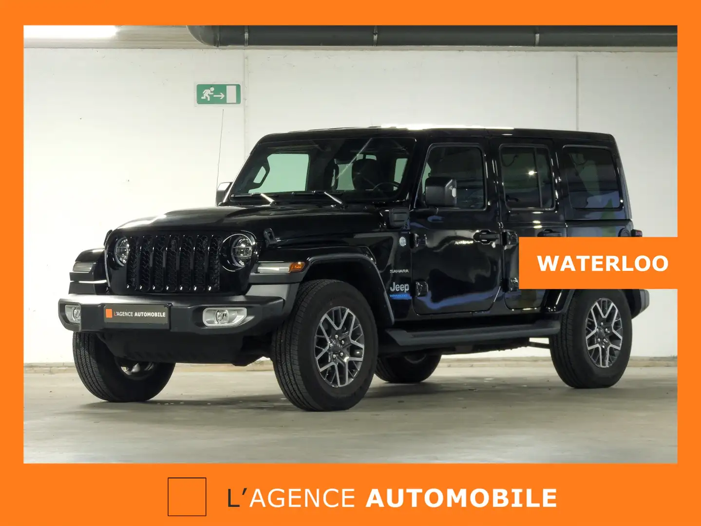 Jeep Wrangler 2.0 Turbo 4xe PHEV Sahara - GARANTIE JEEP 08/2027 Noir - 1