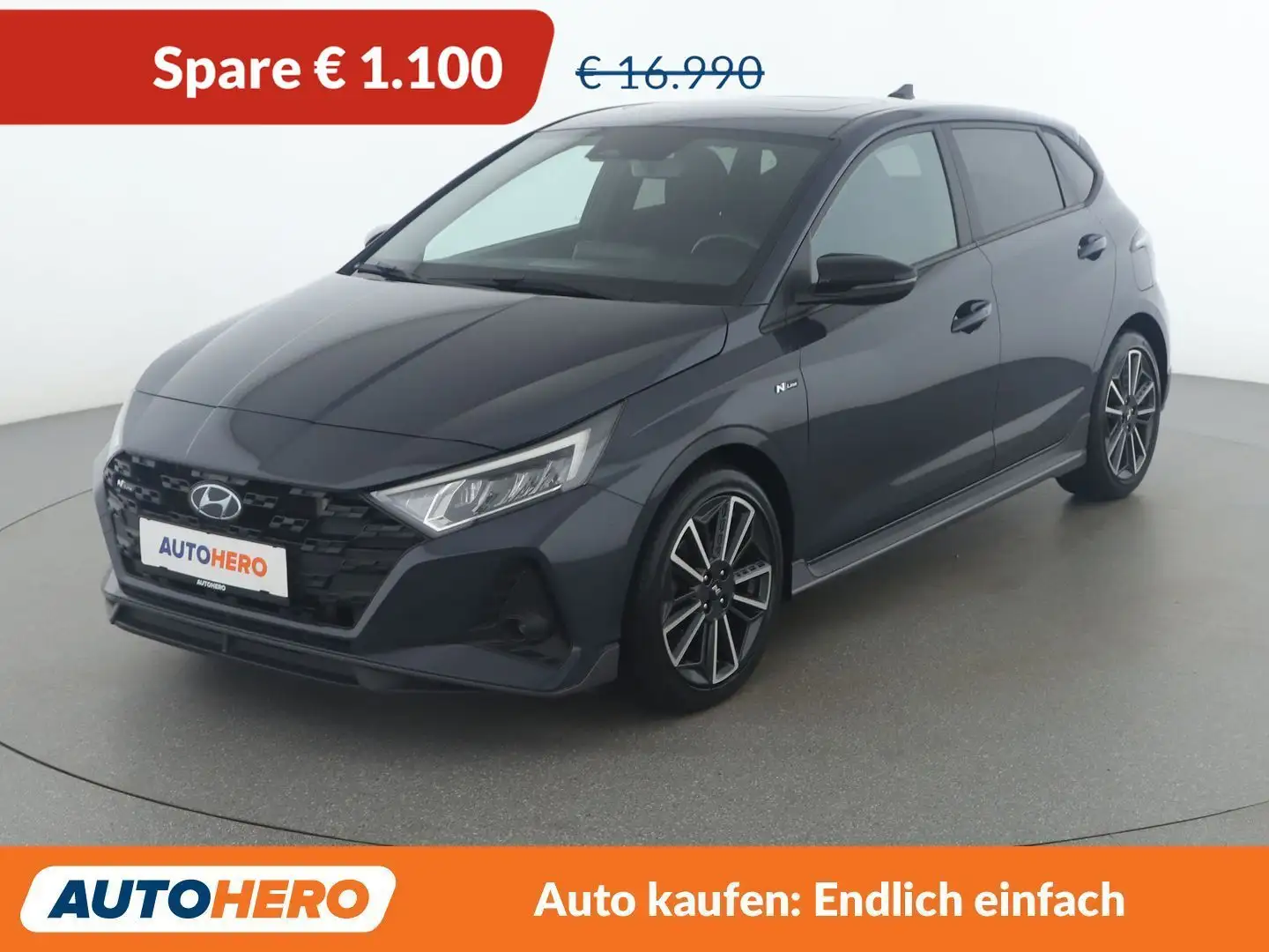 Hyundai i20 1.0 T-GDI Mild-Hybrid N Line Grau - 1