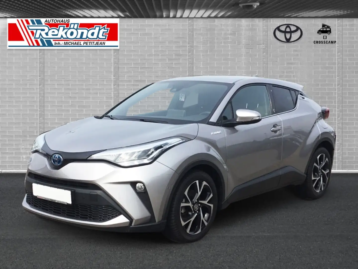 Toyota C-HR Hybrid Team Deutschland 2.0 EU6d, Kamera, SHZ Grau - 1