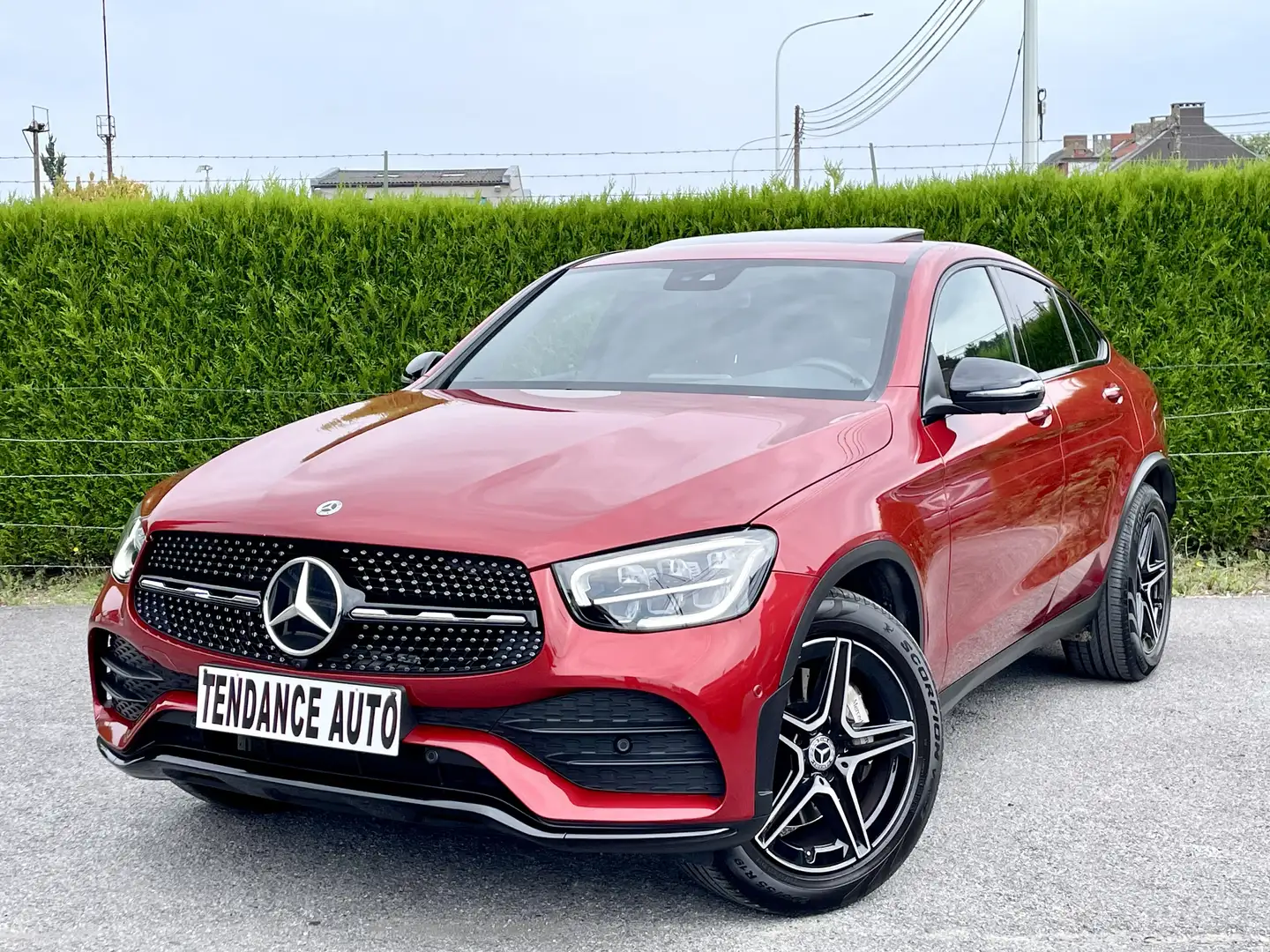 Mercedes-Benz GLC 200 GLC Coupé 200 d 4-Matic * AMG PACK-NIGHT * Rouge - 1