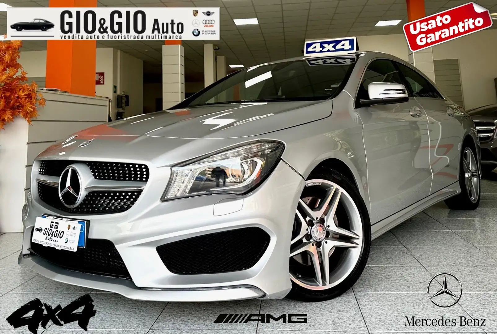 Mercedes-Benz CLA 250 CLA 250 Premium 4matic auto "KM 56.000" Argento - 1