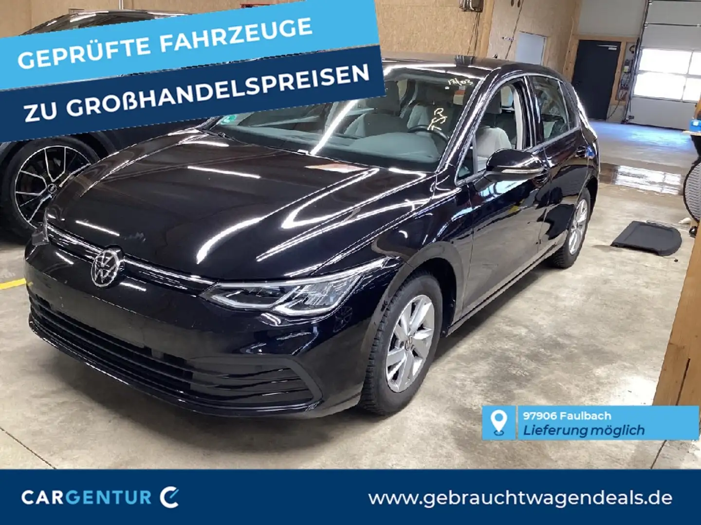 Volkswagen Golf VIII 1.5 TSI Life Navi LED Lane Klima PDC Чёрный - 1
