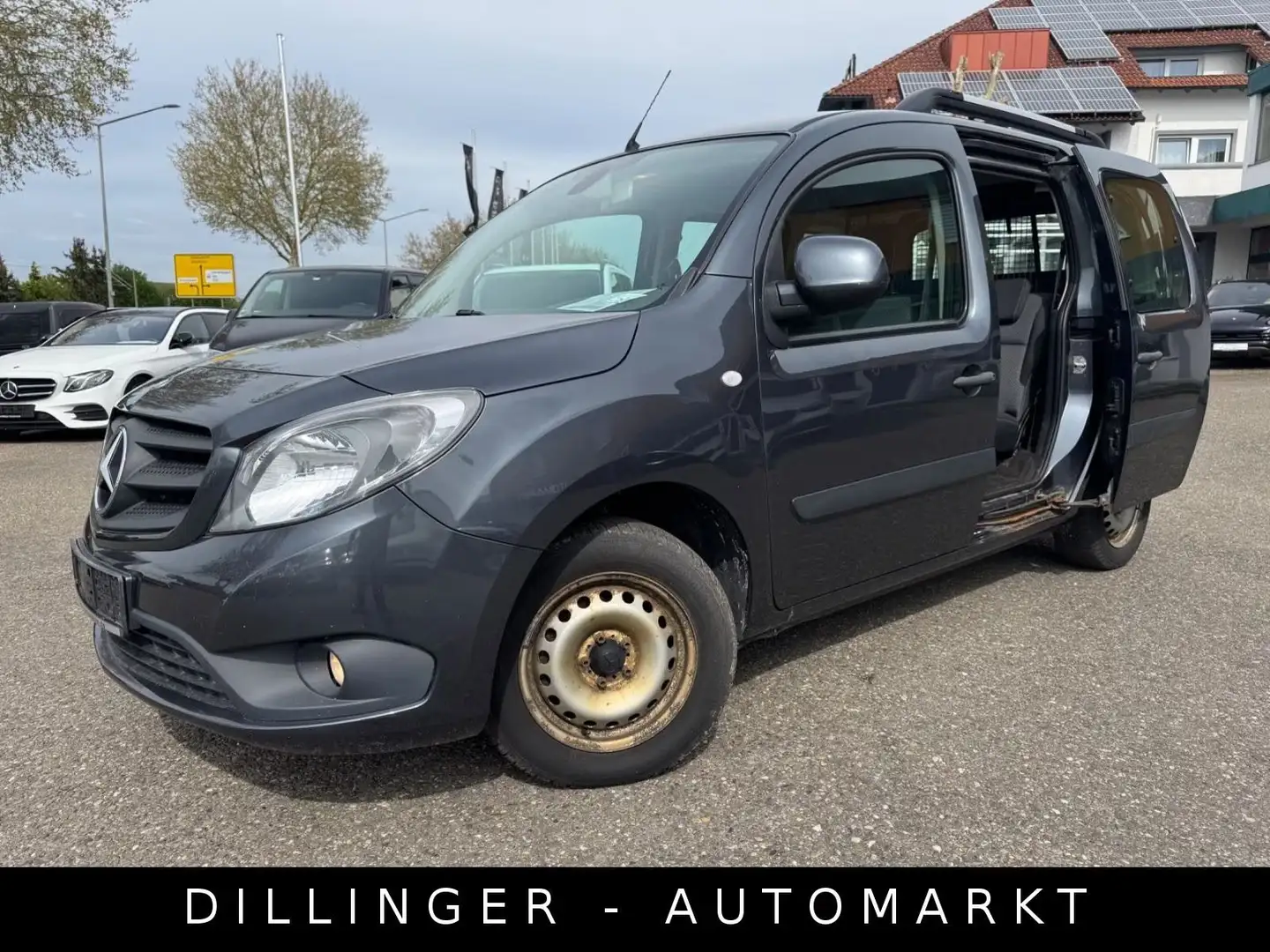 Mercedes-Benz Citan Kombi 109 CDI 5-Sitzer KLIMA AHK 90ps SHZ Gris - 1
