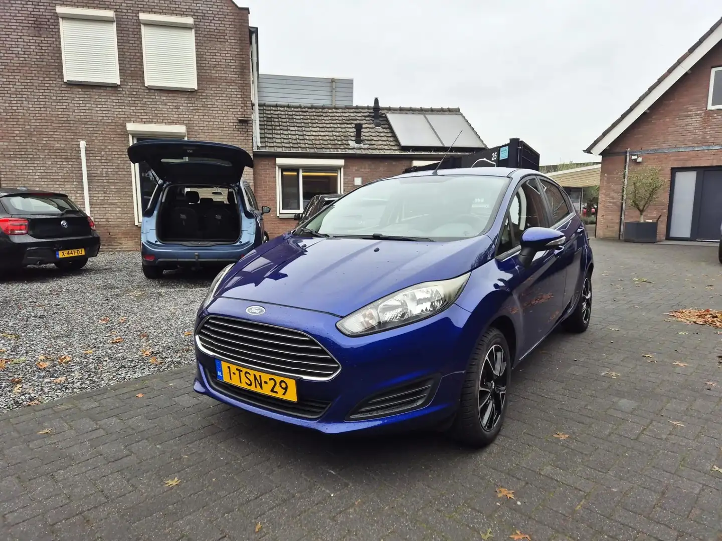 Ford Fiesta 1.0 Style 5 Drs Airco Navi 113207 Km NAP Blauw - 2