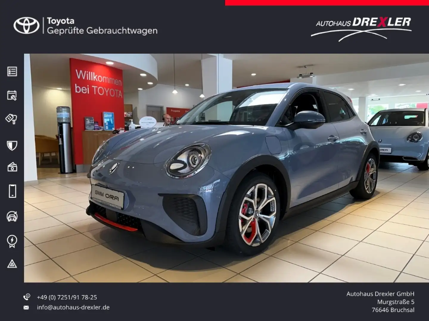 GWM ORA 03 GT (Navi, Schiebedach, Massage, Sitzbelüftung) Gris - 1
