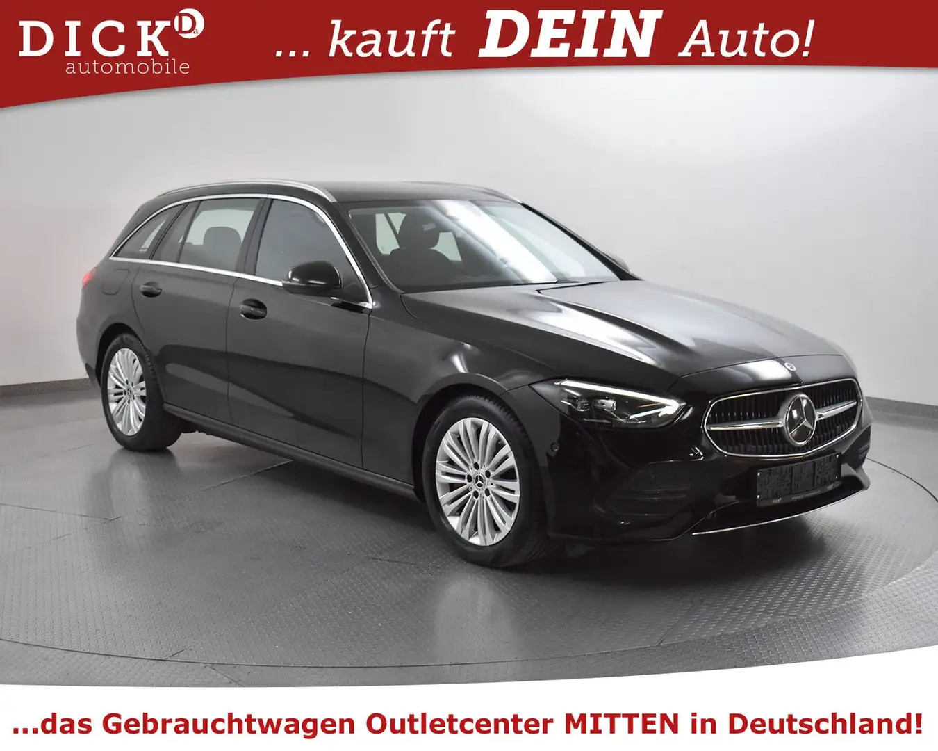Mercedes-Benz C 300 d T 9G Avantg NAVI+KAMER+LED+VIRTU+SHZ+TEMP Schwarz - 1