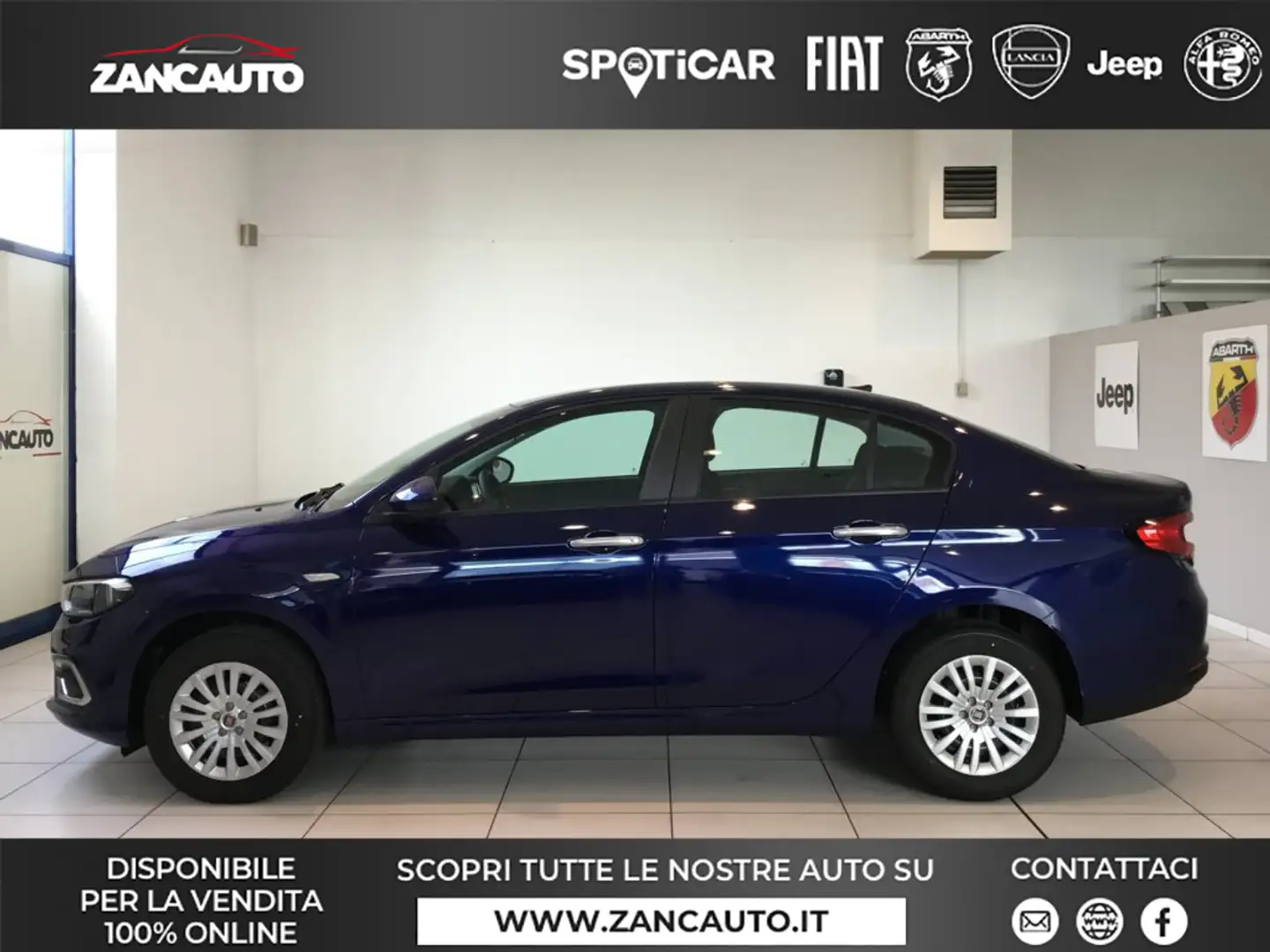 Fiat Tipo 1.6 Mjt S&S 4 porte KM0  - PREZZO REALE Blau - 1