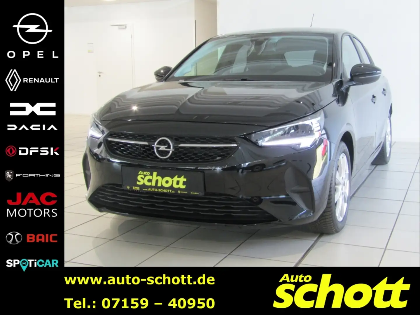 Opel Corsa Edition 1.2 TURBO NAV BT USB APP LED PDC KLIM Negro - 1