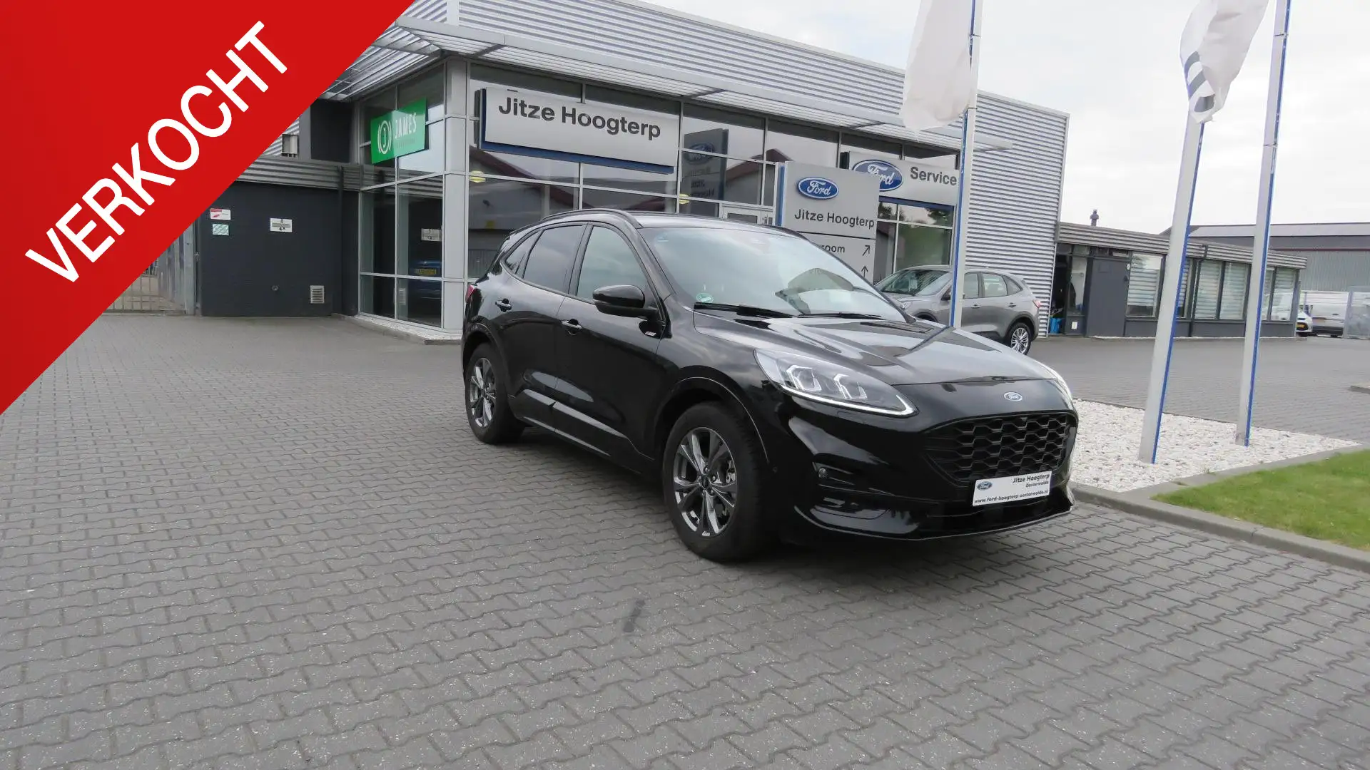 Ford Kuga 2.5 PHEV ST-Line X NAVI,WINTERPACK,TREKHAAK,HEAD U Zwart - 1