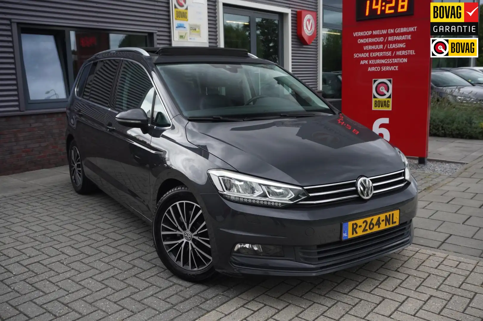 Volkswagen Touran 1.5 TSI Comfortline 7p / Lederen bekleding / Stoel Gris - 1