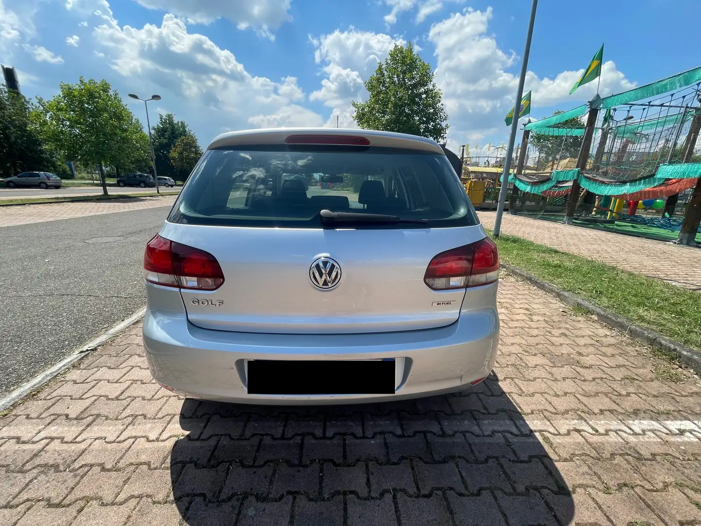 Volkswagen Golf Golf VI 2008 5p 1.6 Highline bi-fuel Silver - 2