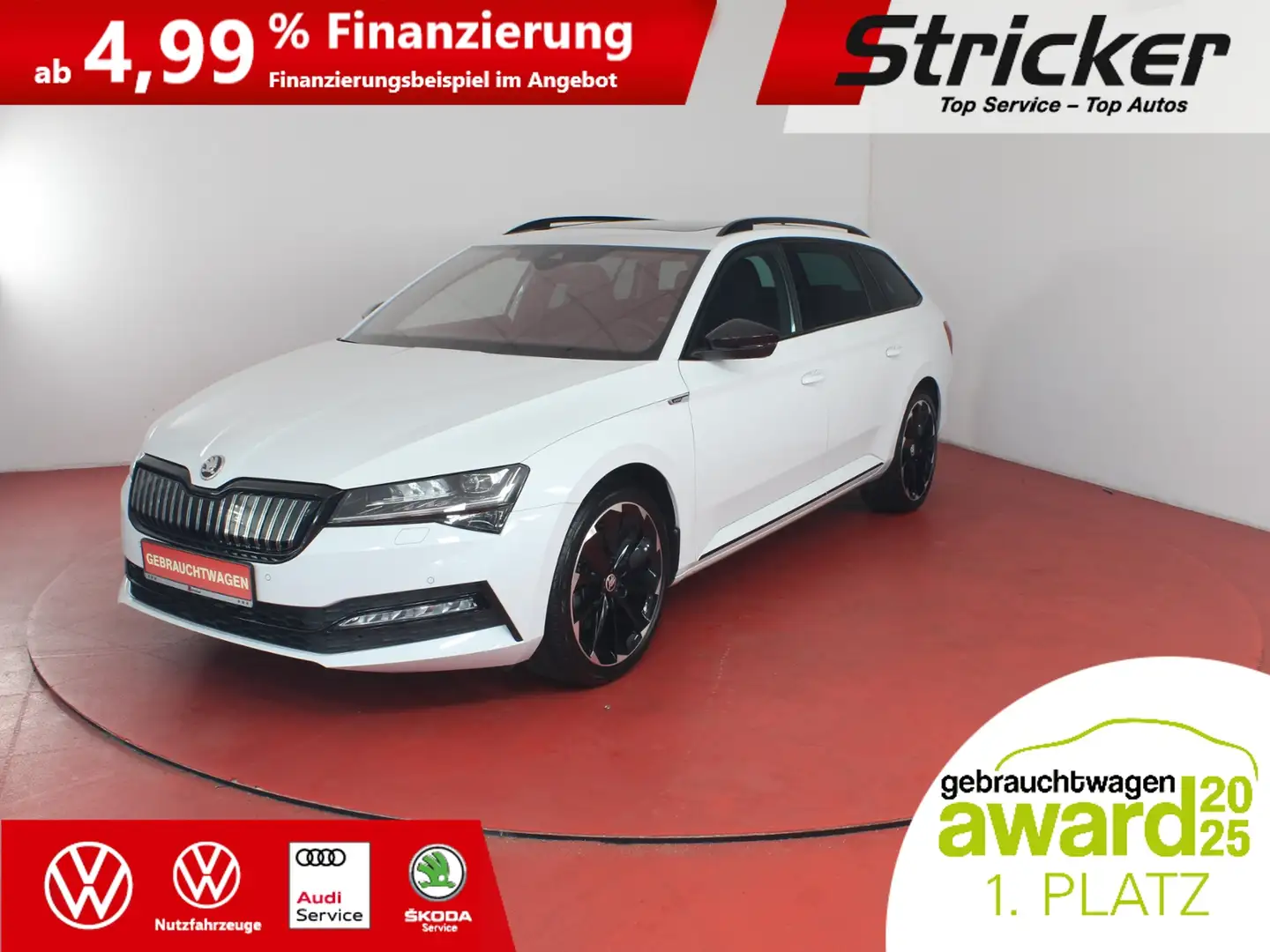 Skoda Superb Combi Sportline iV 1.4TSI DSG 332,-ohne Anzahlung Weiß - 1