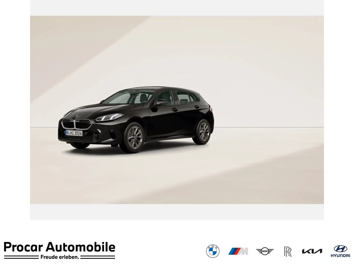 BMW 120 ab 249€ mtl. LED,NAVI,SHZ; RFK uvm. Zwart - 1