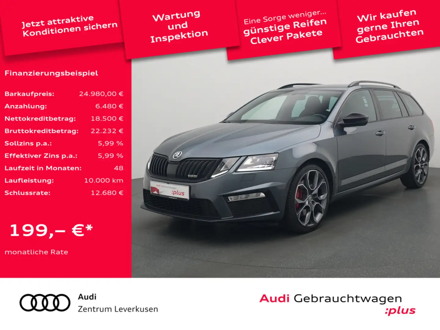 Skoda Octavia LED ACC DSG SHZ PDC Schwarz - 1