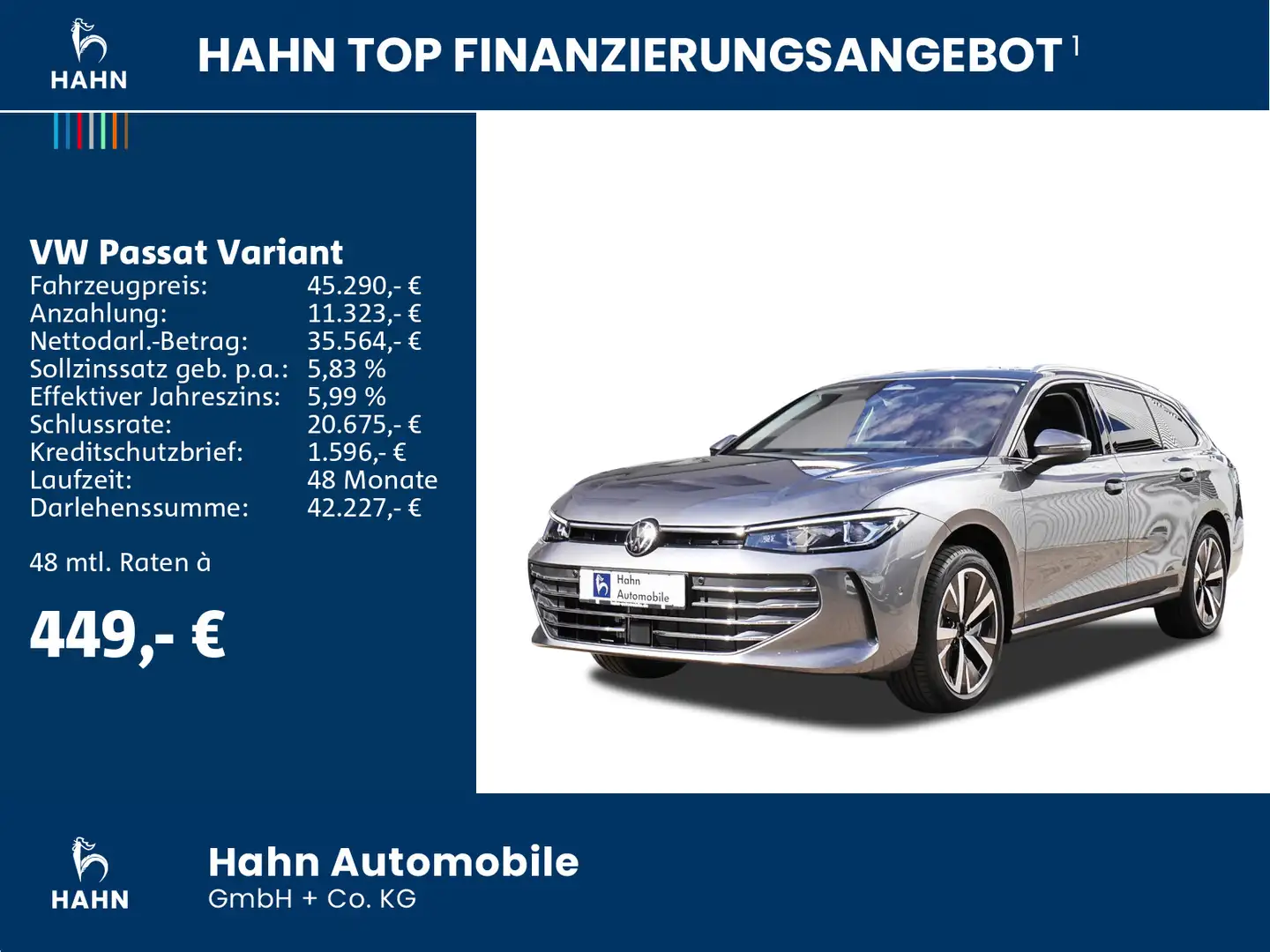 Volkswagen Passat Variant Business 1,5 l eTSI OPF 110 kW Grau - 2