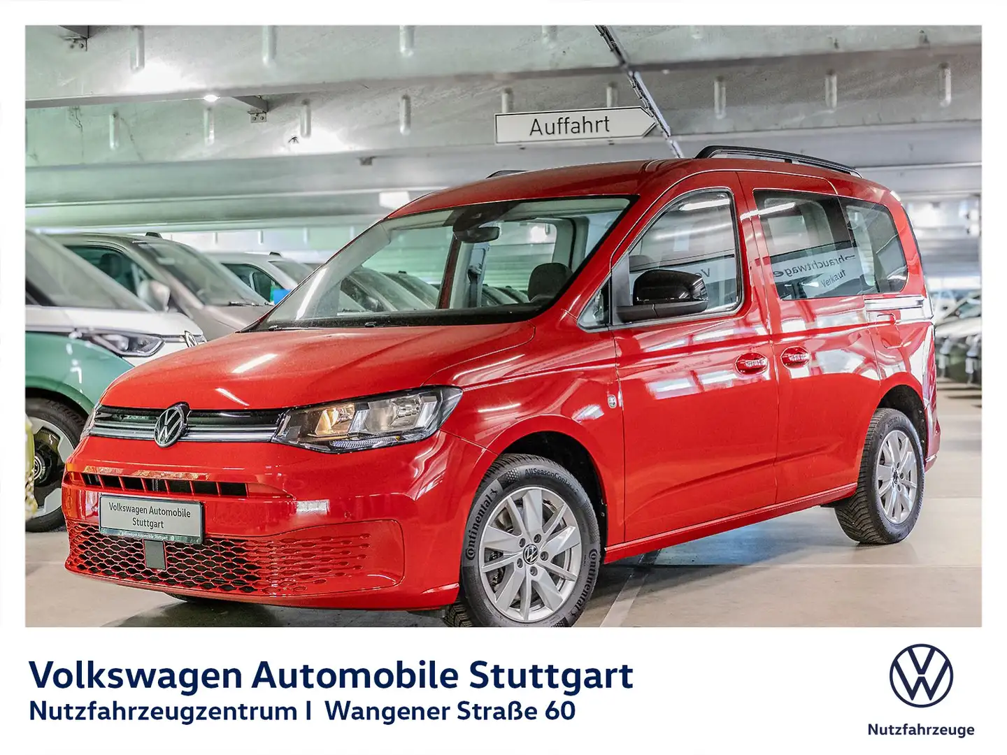 Volkswagen Caddy Life 1.5 TSI Euro 6d ISC-FCM  Klima AHK Rojo - 2