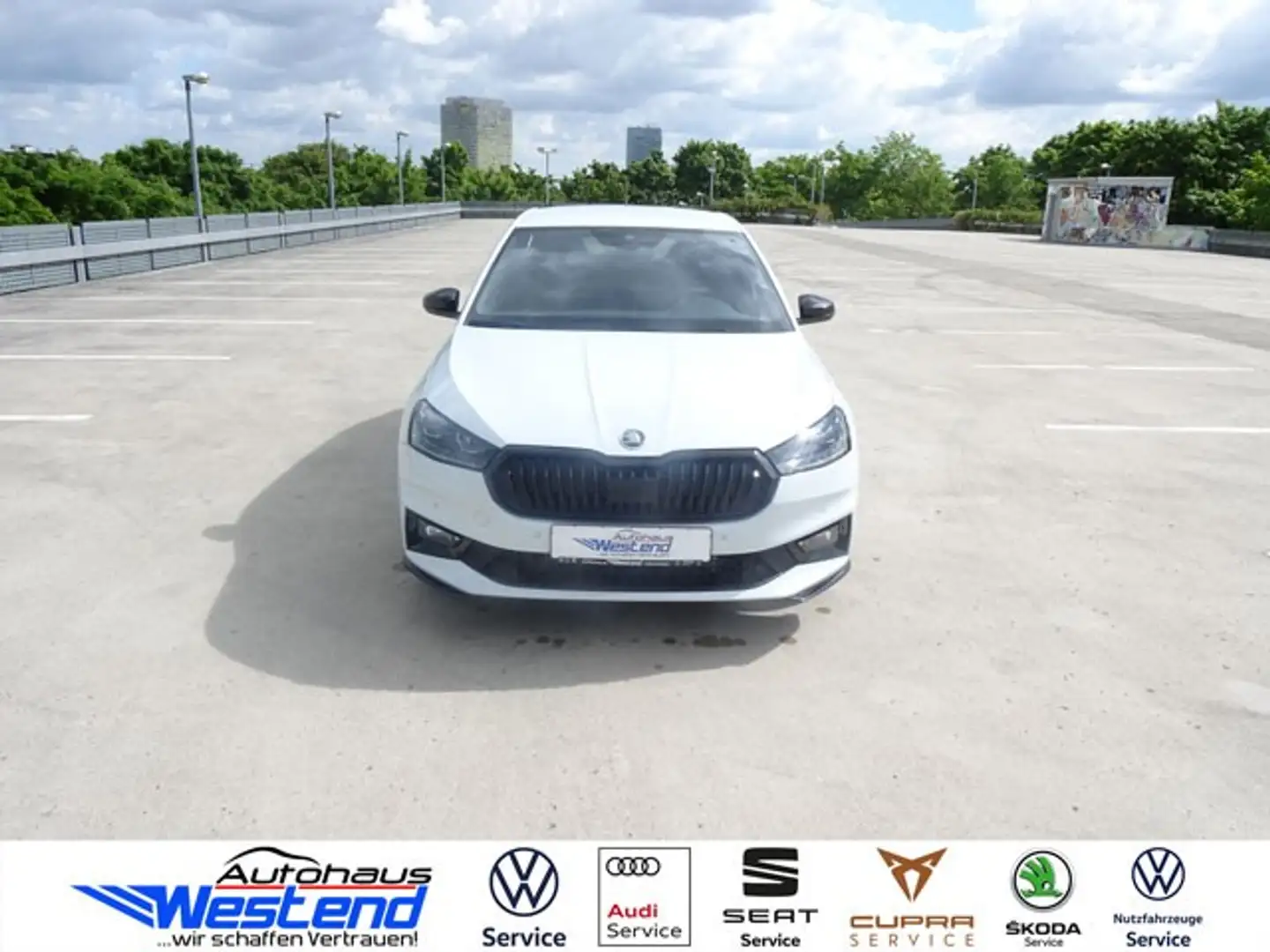Skoda Fabia Monte Carlo 1.0l TSI 85kW 6-Gang LED Klima Weiß - 1