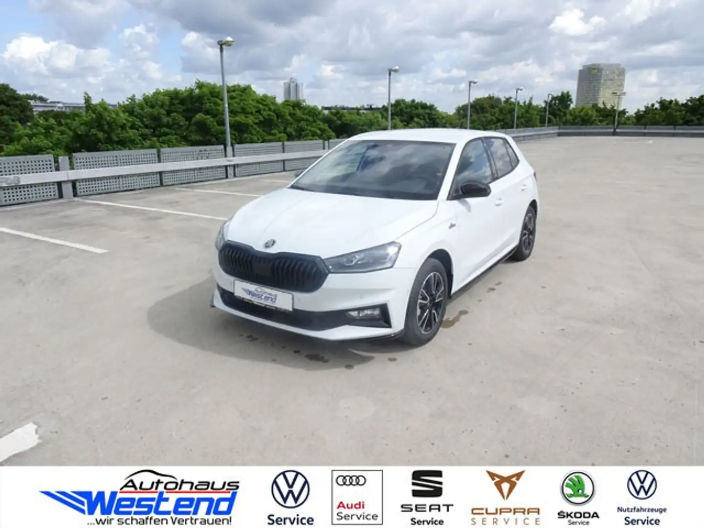 Skoda Fabia Monte Carlo 1.0l TSI 85kW 6-Gang LED Klima Weiß - 2