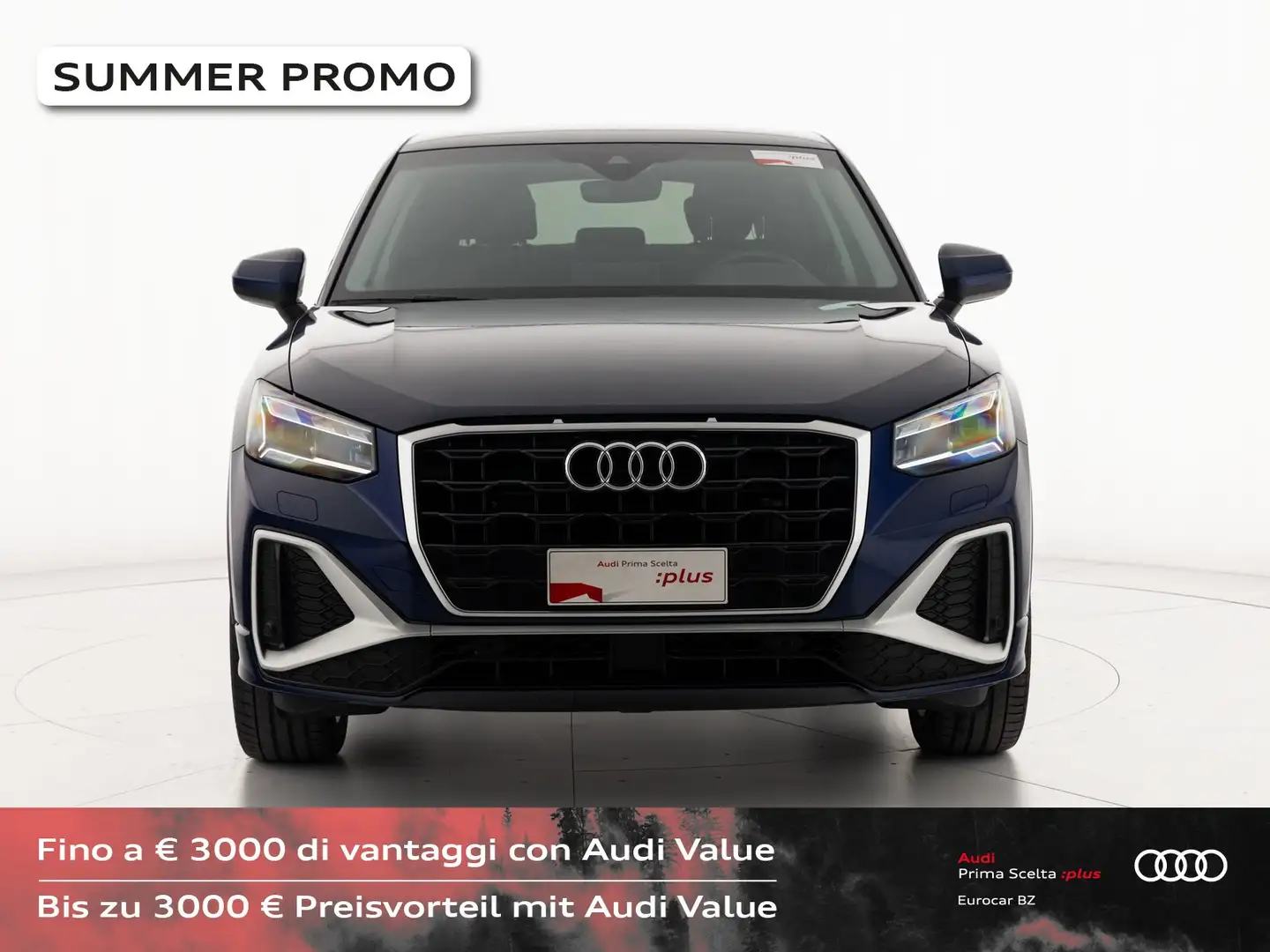 Audi Q2 35 2.0 tdi s line edition s-tronic Blauw - 2