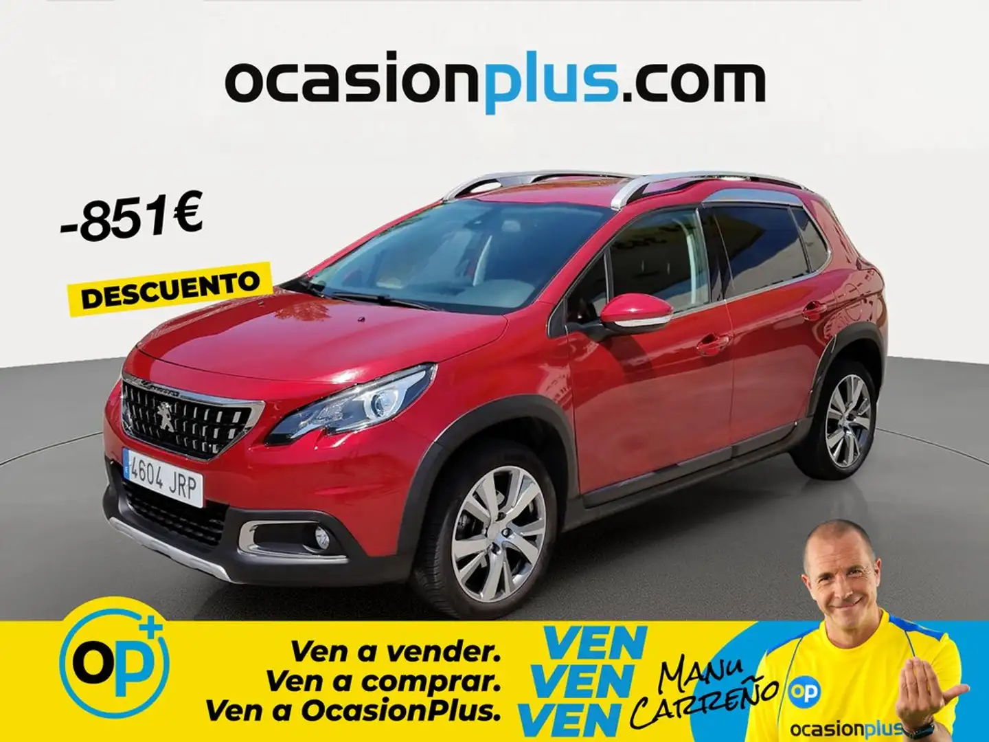 Peugeot 2008 1.6 BlueHDI S&S Allure 120 Rojo - 1