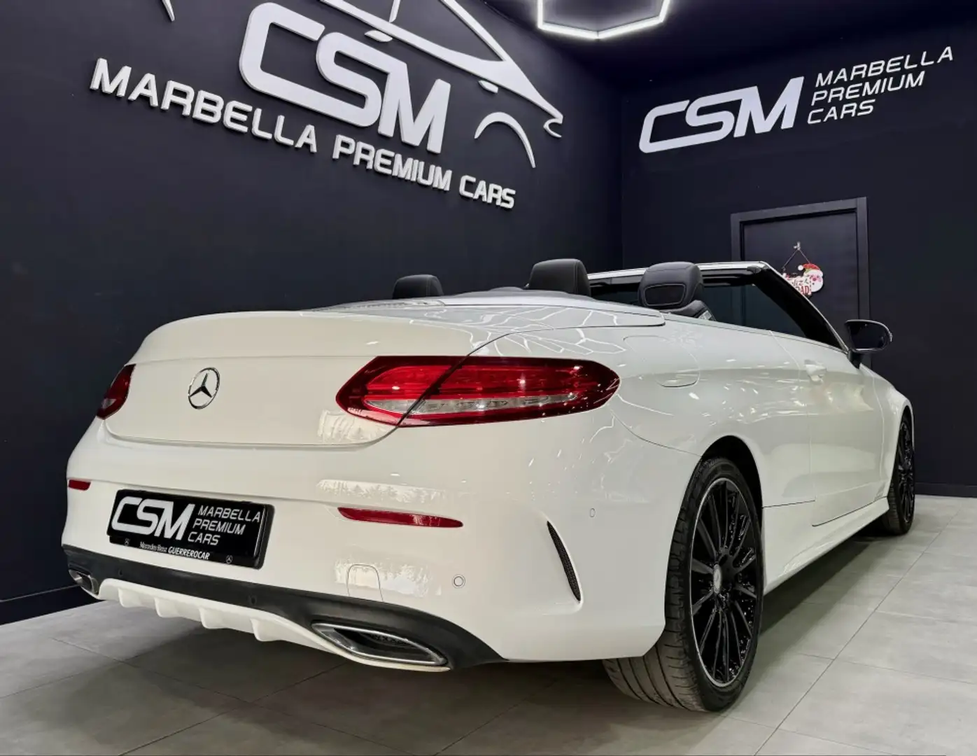 Mercedes-Benz C 220 Cabrio 220d 9G-Tronic Blanc - 2
