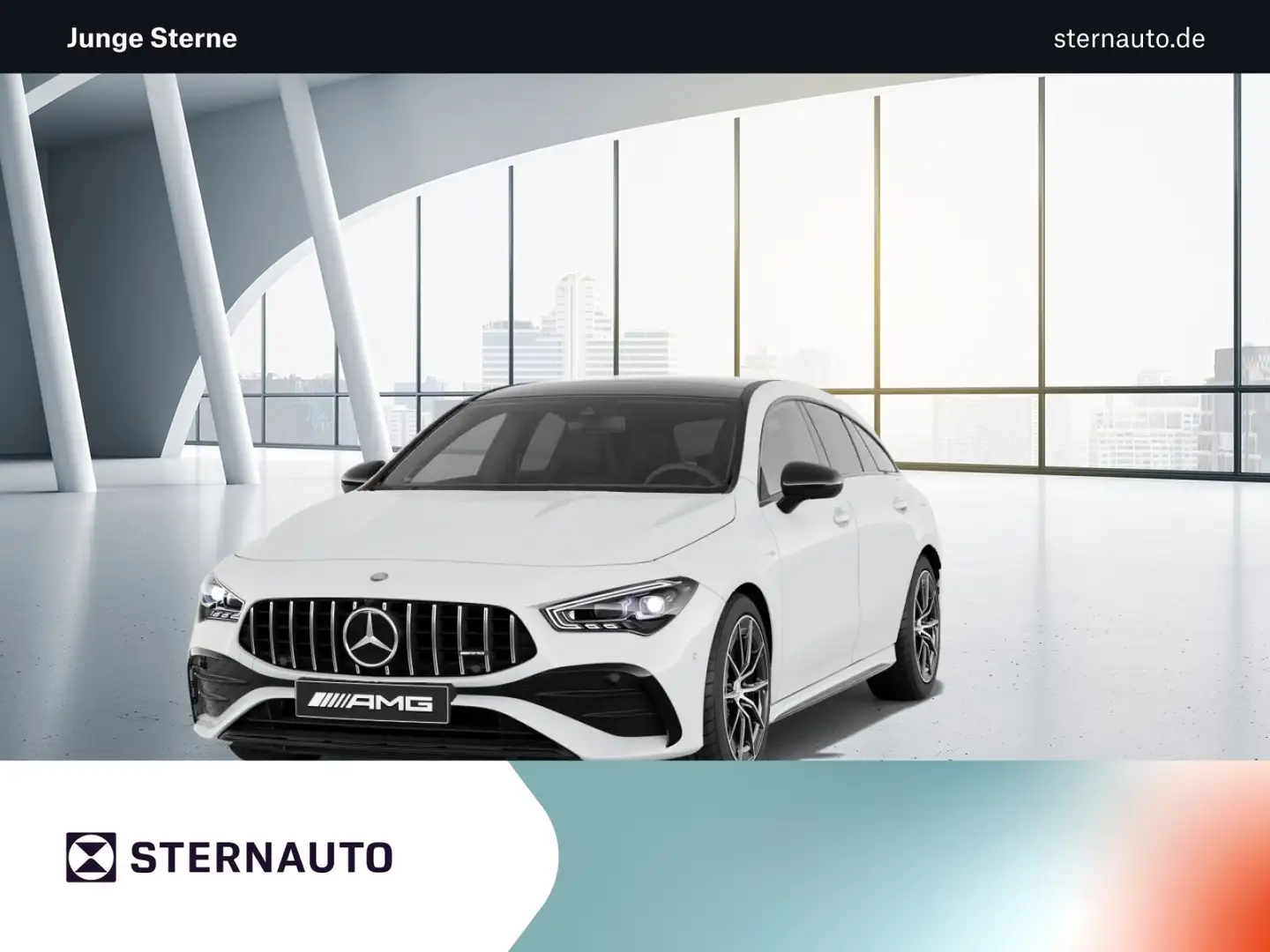 Mercedes-Benz CLA 35 AMG CLA 35 AMG 4M SB Night PerfoSitz Pano DISTR Burm Weiß - 1