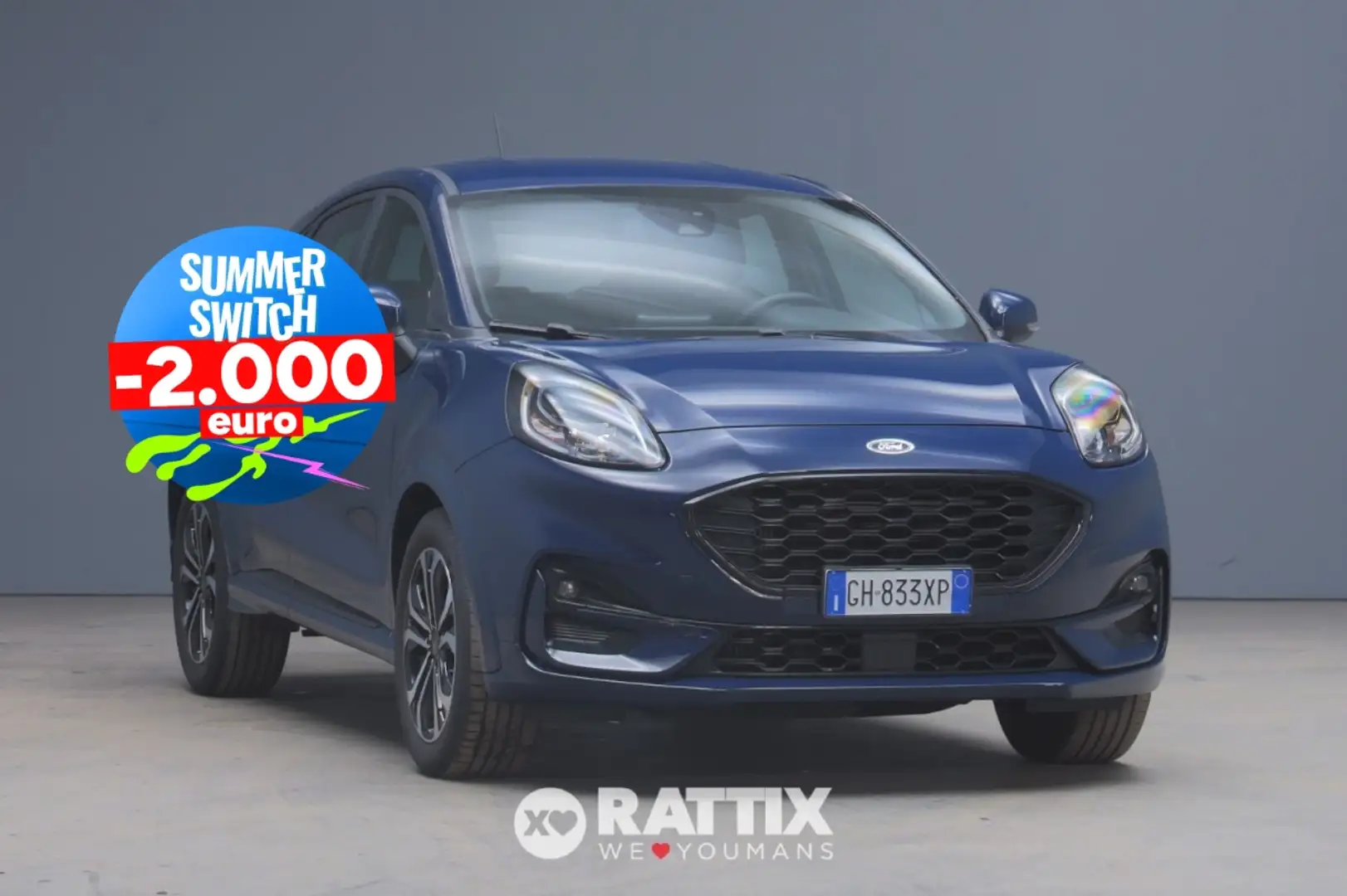 Ford Puma 1.0 Ecoboost Hybrid 125CV ST-Line Auto Blu/Azzurro - 1