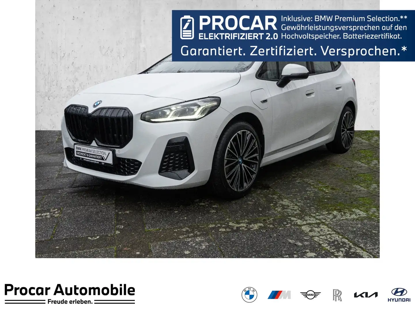 BMW 225 e xDrive M Sport,  M Shadow Line, Komfortzugang, D Weiß - 1