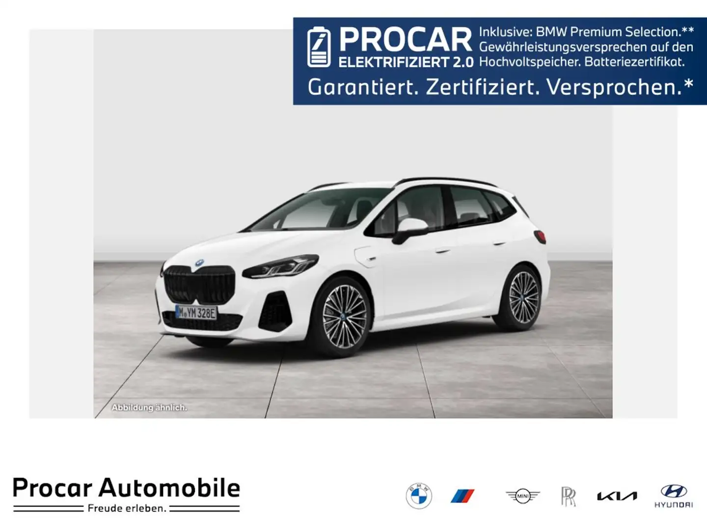 BMW 225 e xDrive M Sport, M Shadow Line, Komfortzugang, D Weiß - 1
