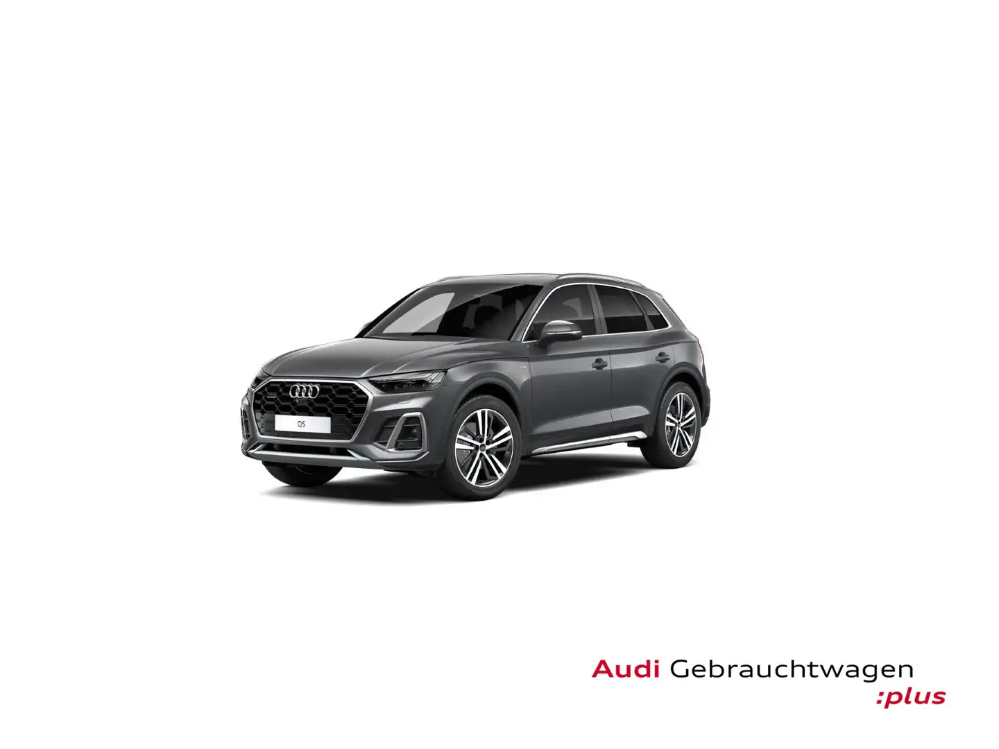 Audi Q5 40 TDI S line quattro Stronic Pano Matrix AHK Gris - 1