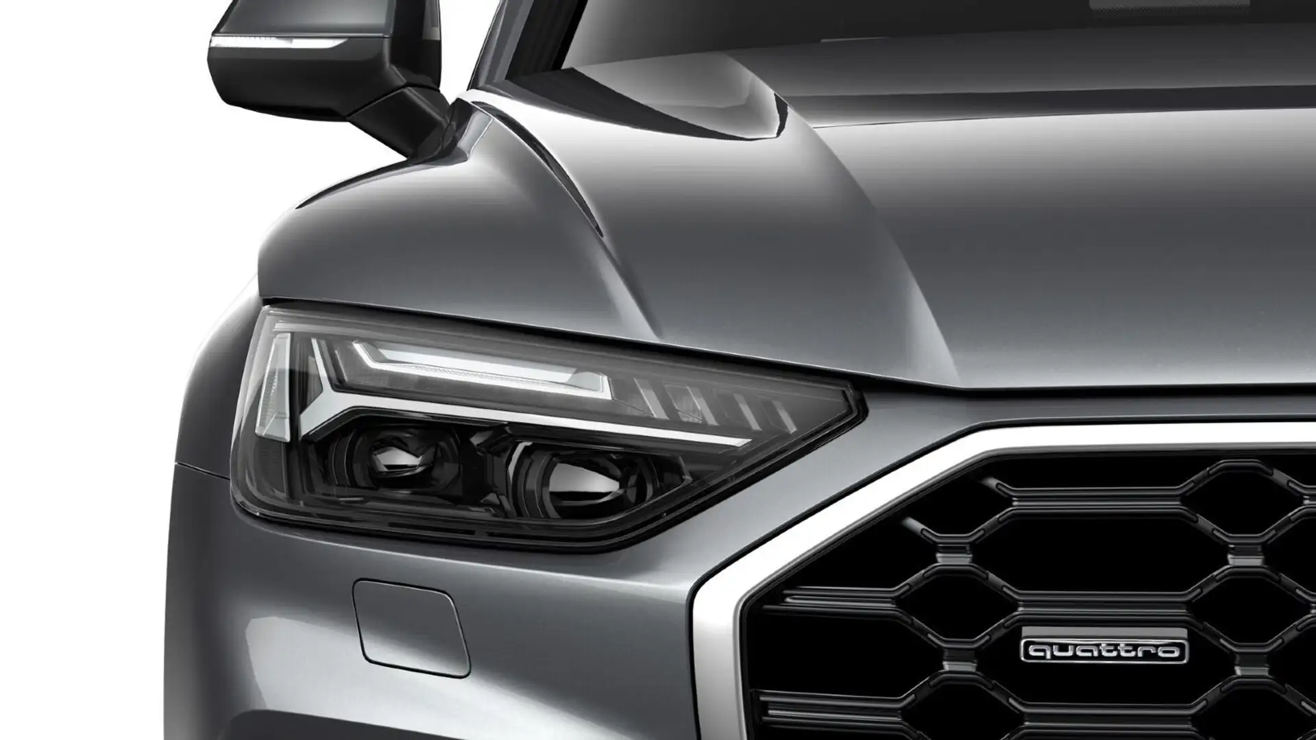 Audi Q5 40 TDI S line quattro Stronic Pano Matrix AHK Gris - 2