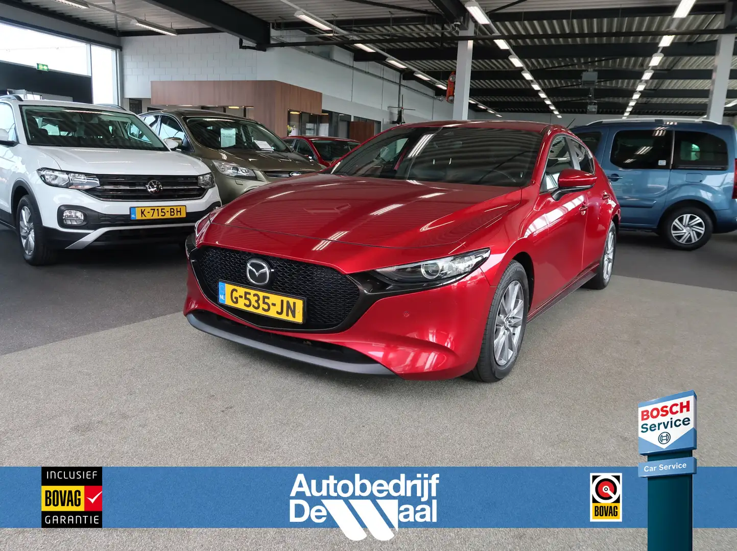 Mazda 3 2.0 e-SKy-Activ-X 180pk Mild Hybrid Bose AFN.TREKH Rosso - 1