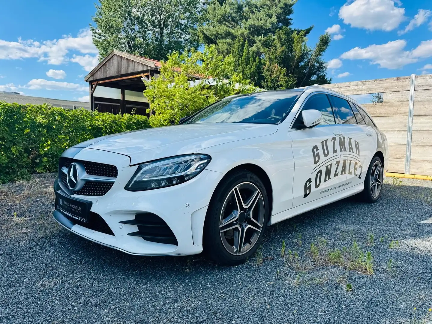 Mercedes-Benz C 220 T d 4Matic *AMG-Line*LED*Leder*Pano*MwSt.! Blanc - 1