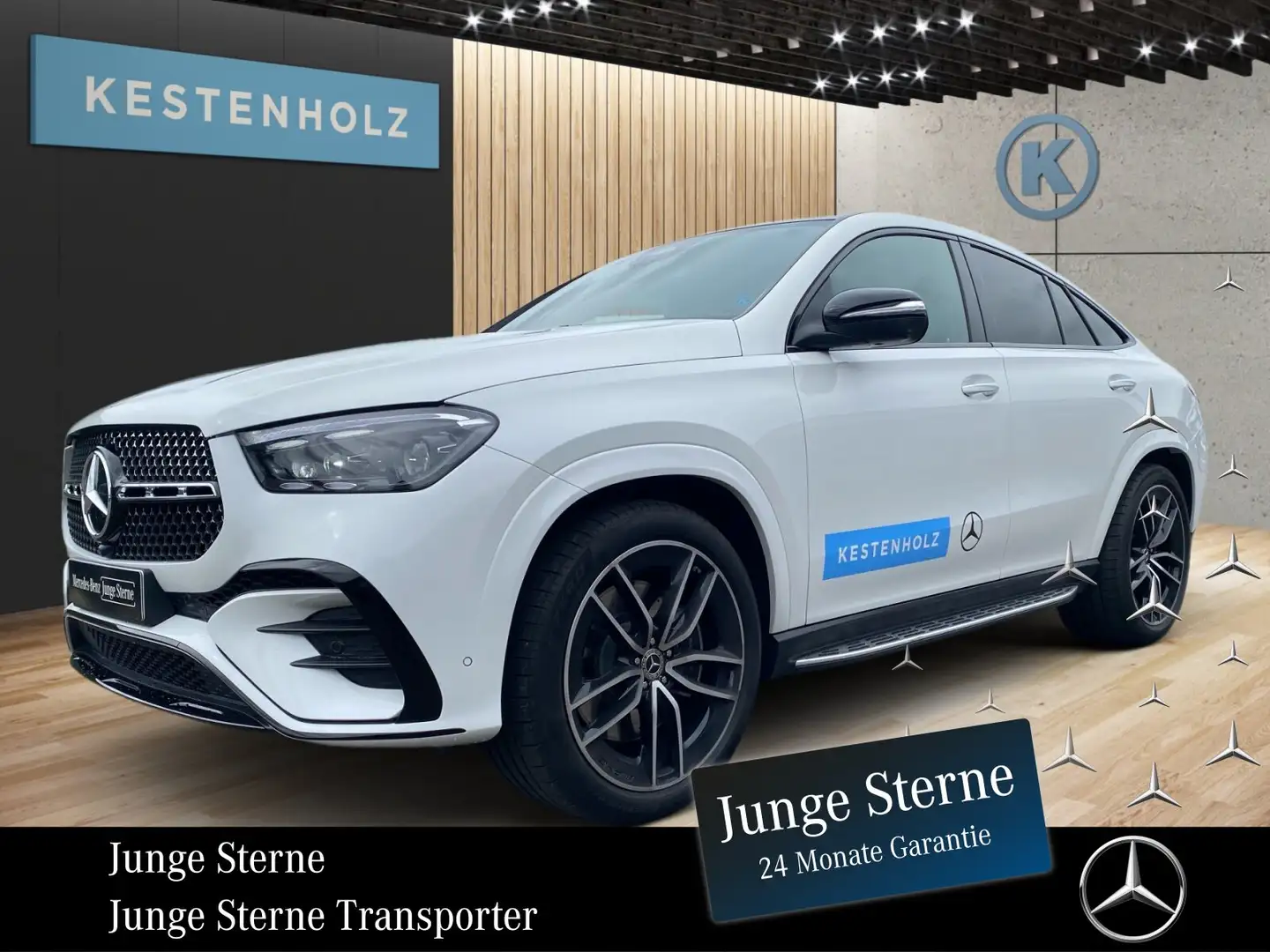 Mercedes-Benz GLE 450 GLE 450 d 4M Coupé *AMG*BURM*HUD*AIRM*PANO*AHK* Weiß - 1
