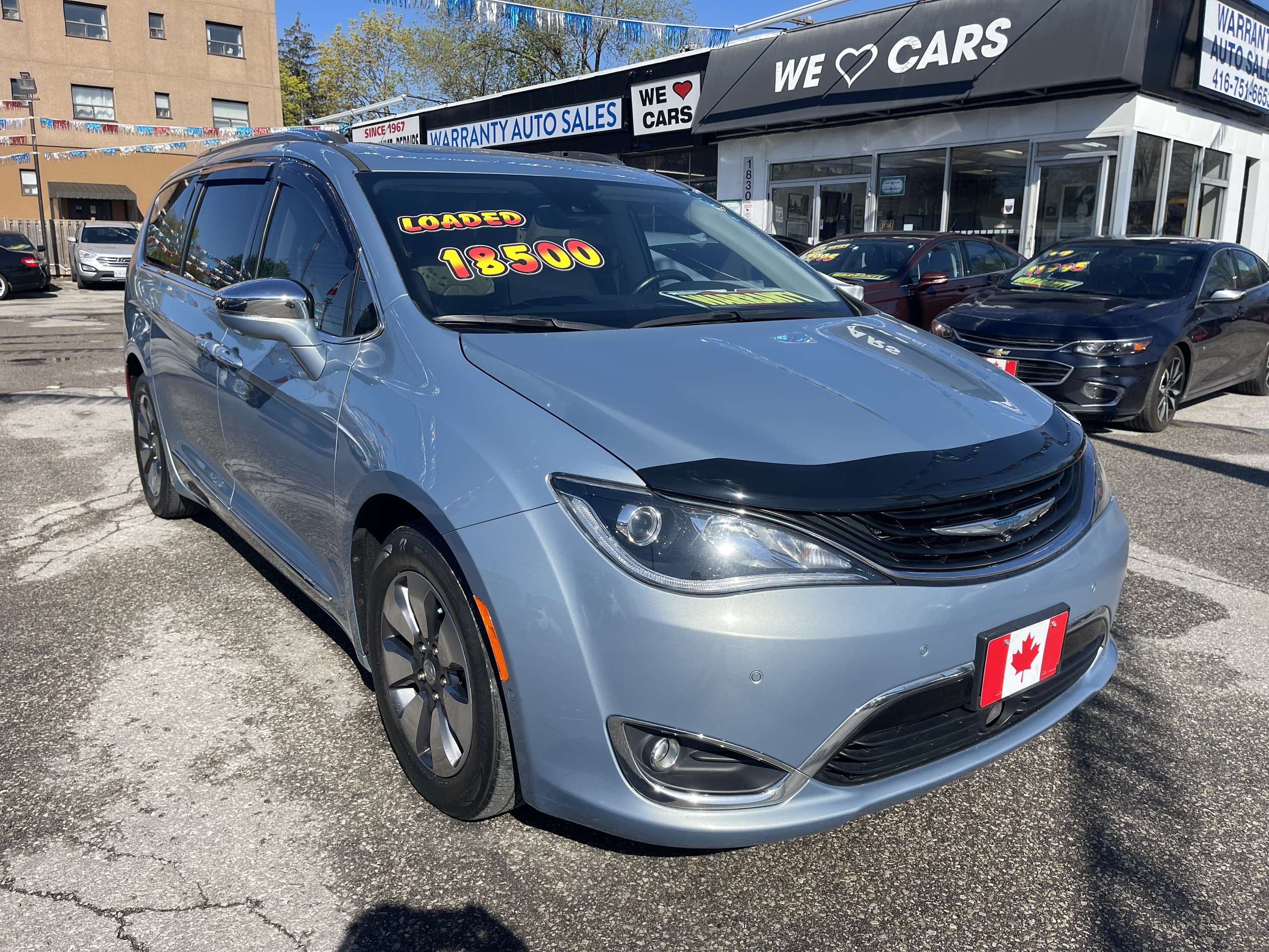 2017 Chrysler Pacifica PLATINUM HYBRID BT CAM NAV...CERT INCLUDED