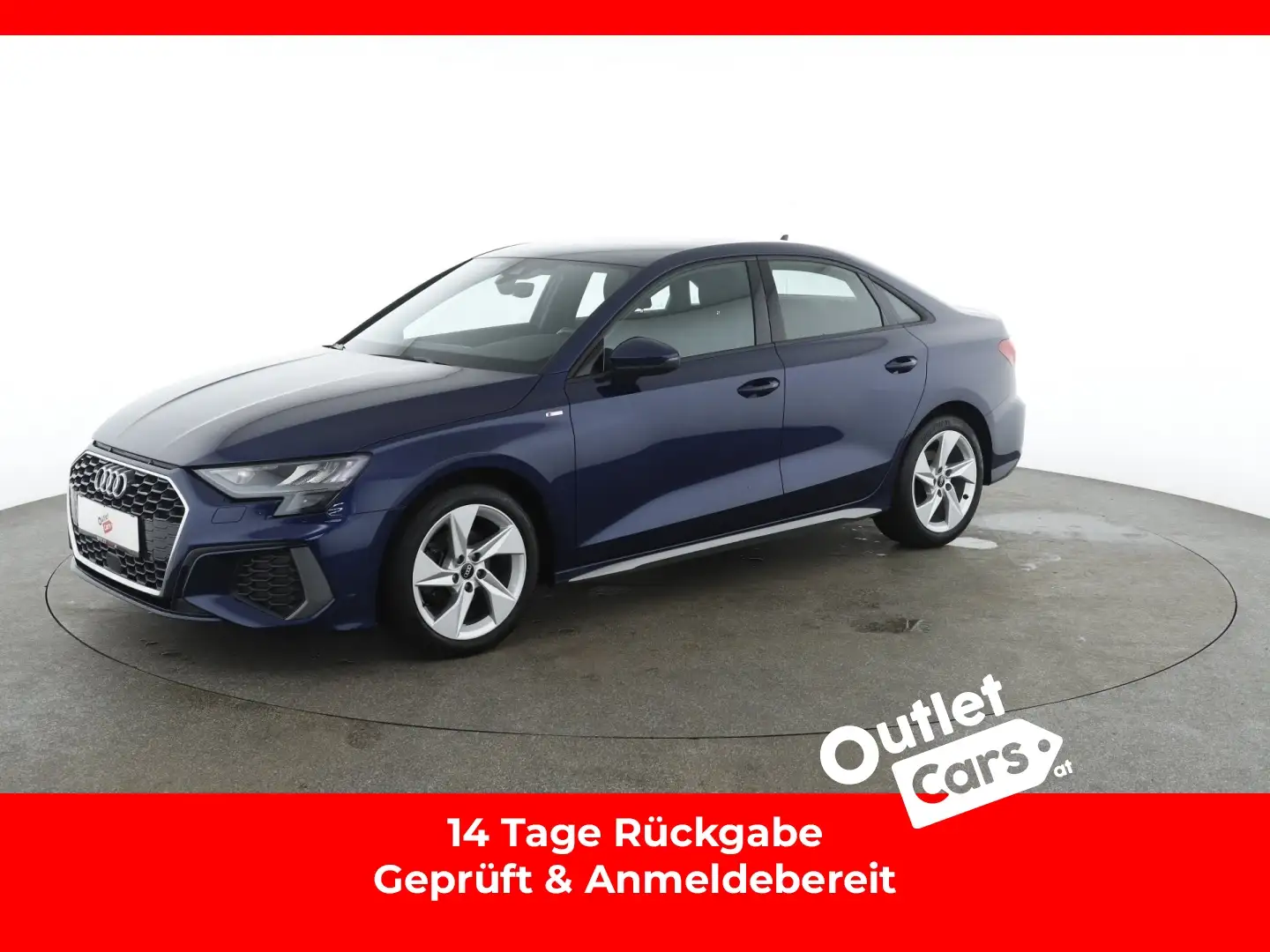 Audi A3 35 2.0 TDI S-Line ASSIST+NAVI+RADAR+Sportp. Blau - 1