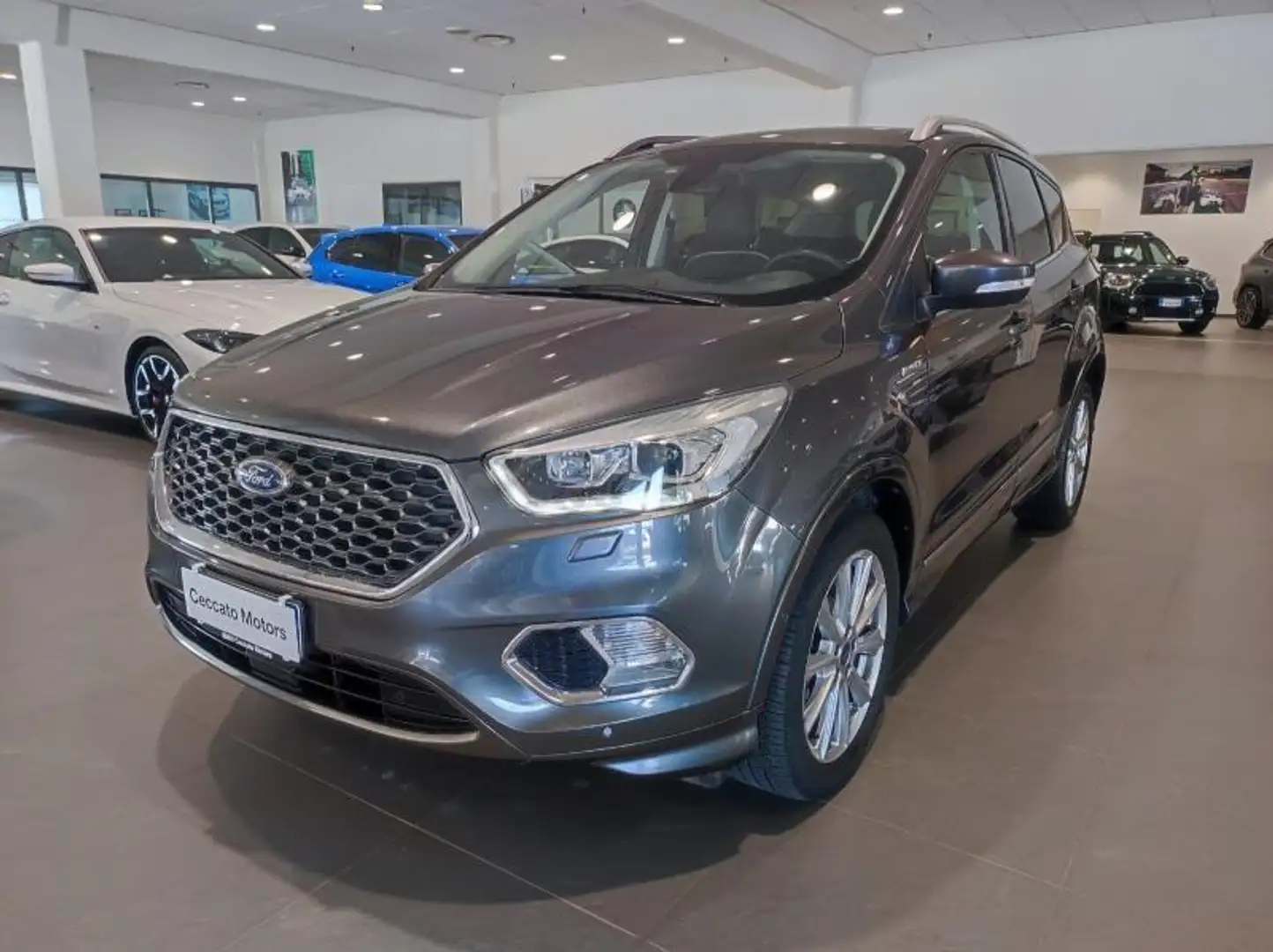 Ford Kuga 2.0 tdci Vignale s&s awd 180cv powershift my18 Gris - 1