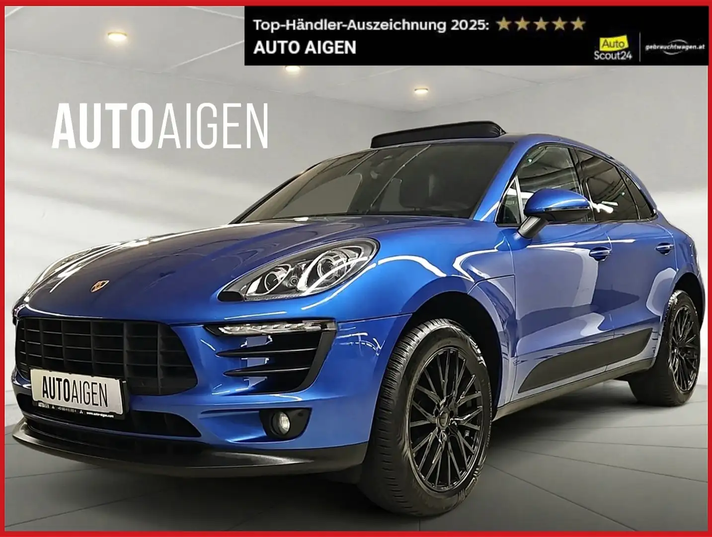 Porsche Macan "S" 3.0 V6 * PANO * BI-XENON * ALLRAD * ab 496,- * Blau - 1
