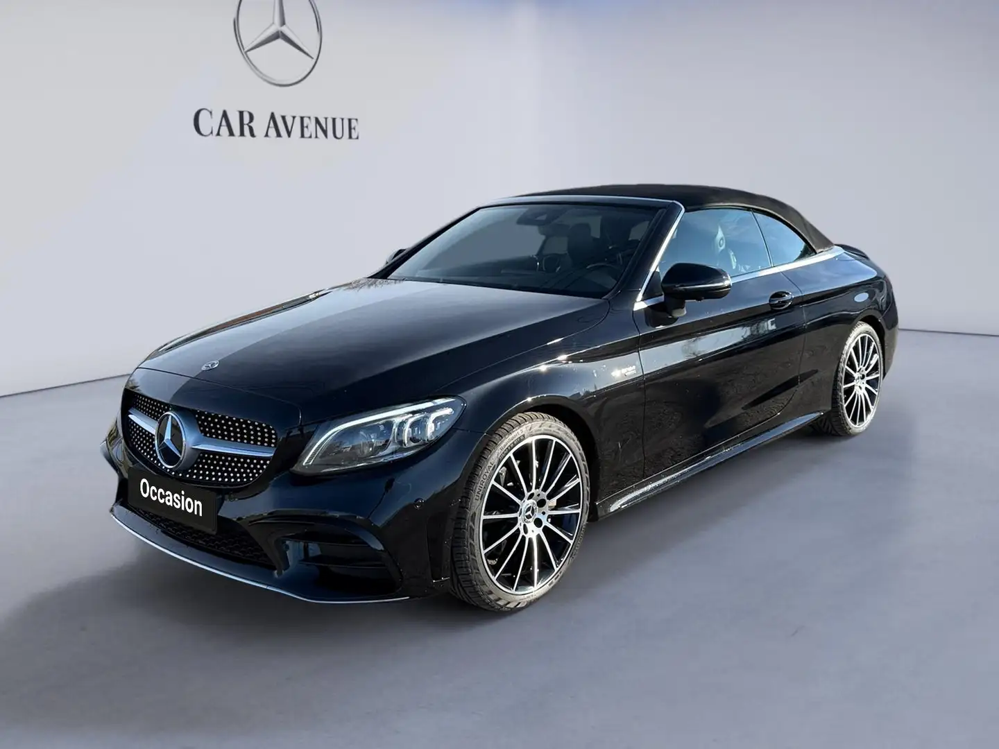 Mercedes-Benz C 220 d AMG Line Cabriolet Noir - 1